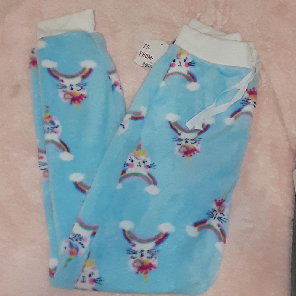 Warm and snuggly pajama pants.